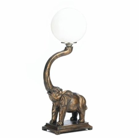 Home Decor Home Decor Trumpeting Elephant Globe Lamp 10017184